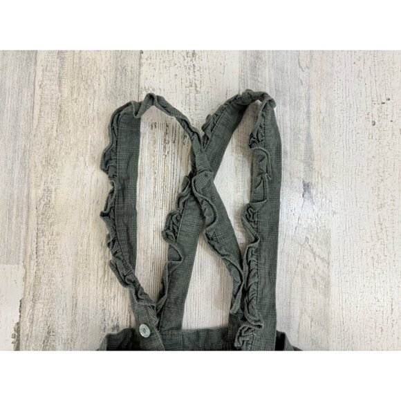 La Coqueta Green Pinafore Skirt Girls Sz 6 - Picture 12 of 15